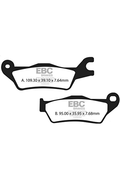 EBC FA715 HONDA CBF125/150 - SUZUKI GSXR/S 125 ORGANİK ÖN FREN BALATASI