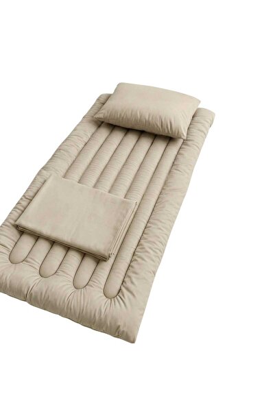 Back House Guest Comfort Set – Cotton Sleeping Mattress with Pillow, Blanket ...