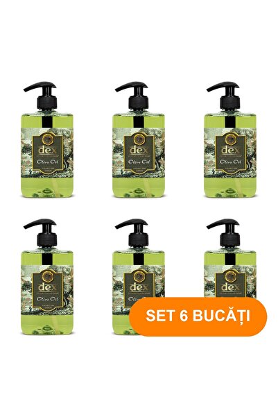 Dex SET 6 PIECES - Liquid Hand Soap with Olive Oil, 500 ml