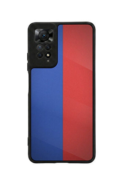 Aksel Kılıf متوافق مع Redmi Note 11 Pro / 12 Pro مطبوع، أسود مطفي، سيليكون نا...