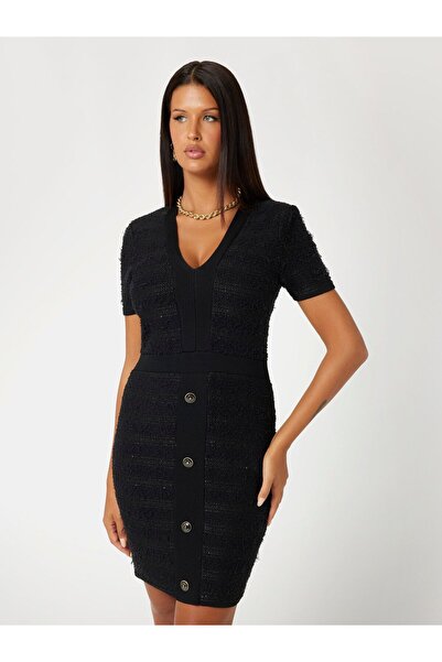 Guess Marciano bouclé mini sweater dress