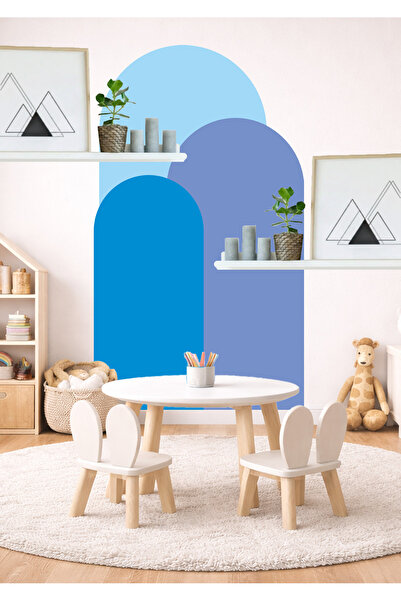 Sim Tasarım Set de autocolante de perete Bohemian Oval, 3 piese