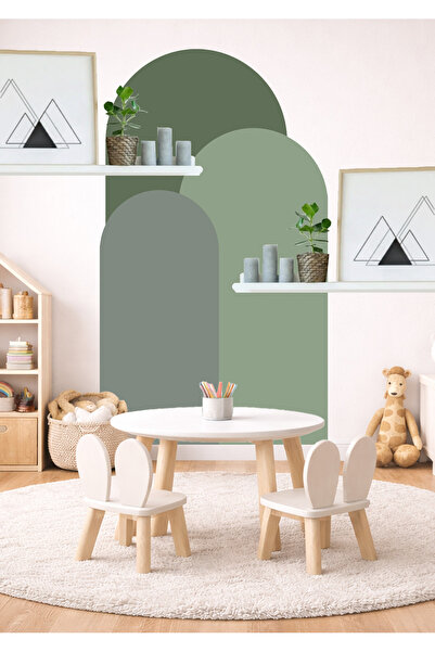 Sim Tasarım Set de autocolante de perete Bohemian Oval, 3 piese