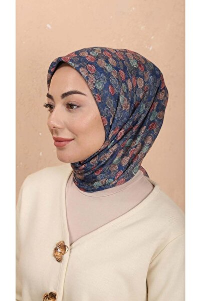 locella Soft Pamuk Eşarp Mavi
