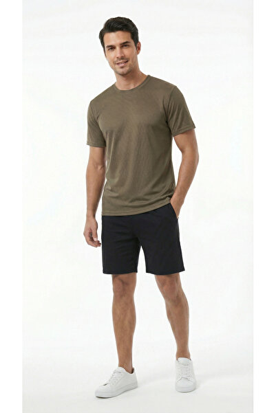 Quanlex Erkek Haki Nefes Alabilen Pro+ Compression T-shirt Ter Tutmaz Esnek Y...