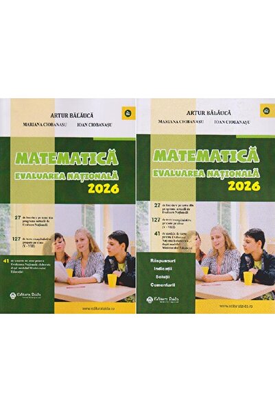 Editura Taida Mathematics. National Assessment 2026. Tests + Brochure