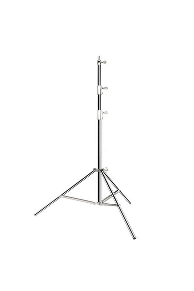Gdx LS-288T 288cm Kalın Işık Ayağı Gümüş Yaylı Amortisörlü Profesyonel Işık S...