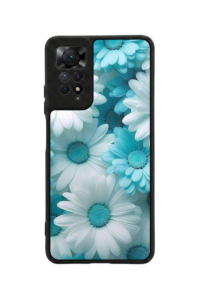 Aksel Kılıf متوافق مع Redmi Note 11 Pro / 12 Pro مطبوع، أسود مطفي، سيليكون نا...