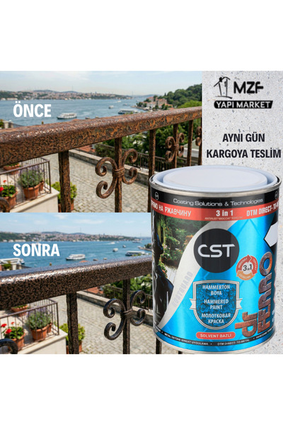 MZF CST DR.FERRO DTM HAMMERTON BOYA KAHVE - METAL ÜSTÜNE DİREKT UYGULAMA