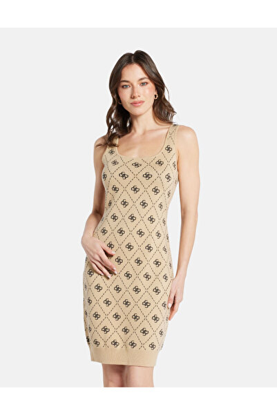 Guess 4G logo wool blend mini dress