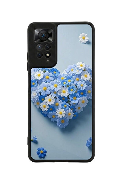 Aksel Kılıf متوافق مع Redmi Note 11 Pro / 12 Pro مطبوع، أسود مطفي، سيليكون نا...