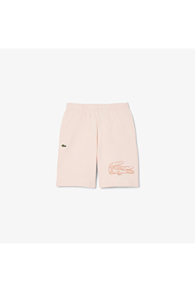 Lacoste Erkek Çocuk Baskılı Açık Pembe Şort