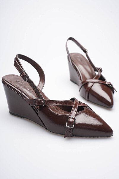 Egepass Kirik Women's Comfortable Daily Wedge Heel Sandals 7.5 cm