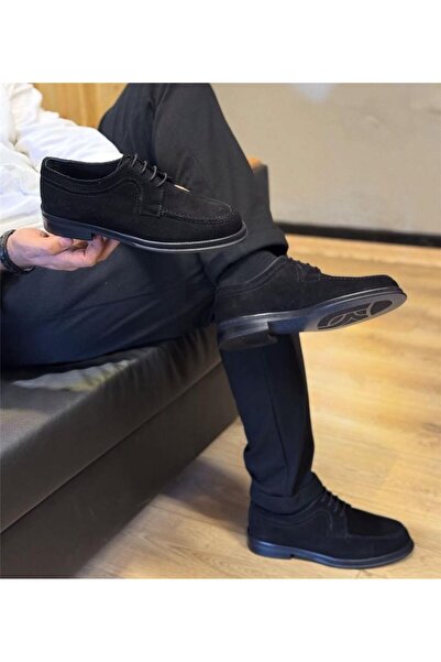 Parlak Hakiki Deri Fiyapalı Klasik Ayakkabı