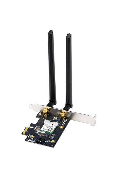ASUS Placa de retea PCE-BE6500, BE6500, Wi-Fi 7, Tri-Band, Bluetooth 5.4
