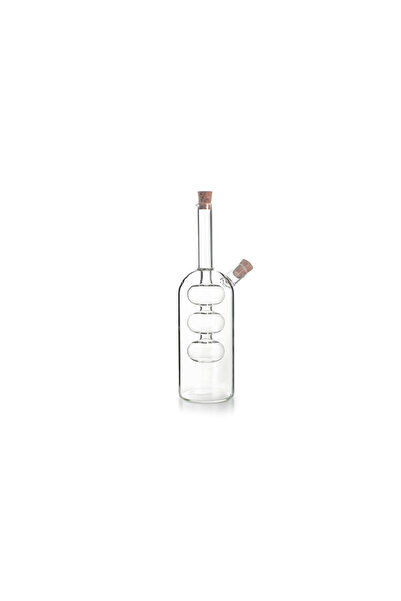iBiLi recipient pentru ulei/oțet, sticlă borosilicată, 300+60 ml, transparent