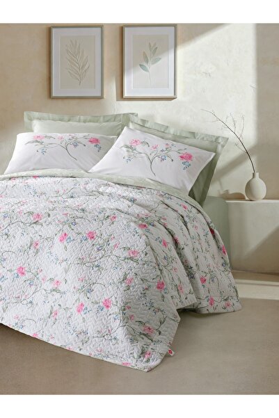 Cotton Box Double Complete Set Olina Green