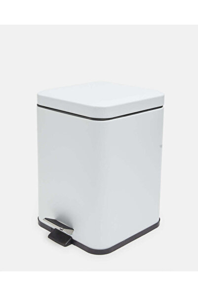 REDTAG White Square Pedal Bin – 6L