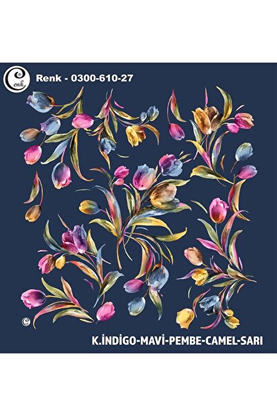 Cenk Desenli Oyalık Yazma - 0300-610