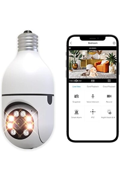 Generic Panorama 360° Smart WiFi Bulb Camera