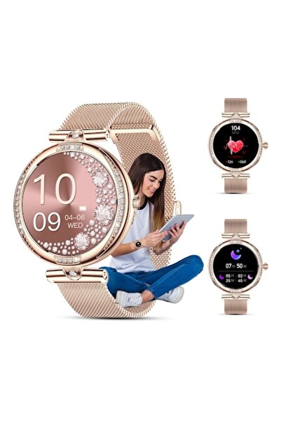 KINX ® Smartwatch for Women, 1.1 INCH, Bluetooth Calls and Messages