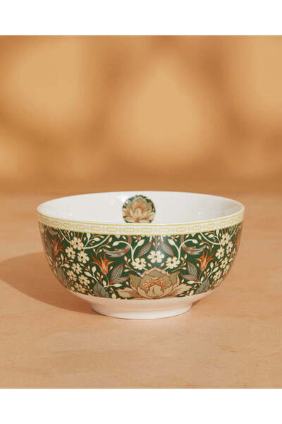 REDTAG وعاء حبوب بنقشة زهور بيضاء وخضراء