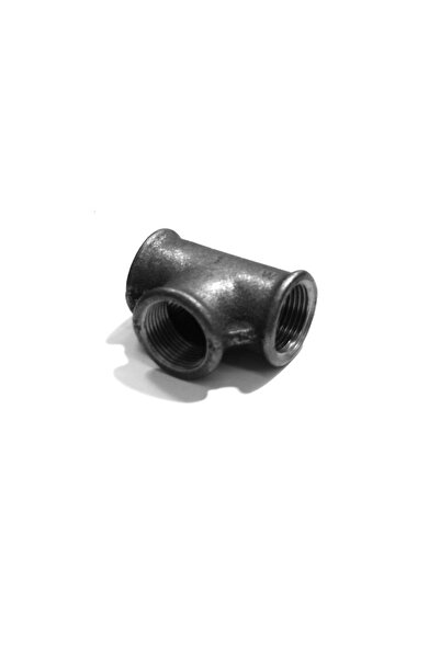 regata Racord T din fontă 1/2" negru