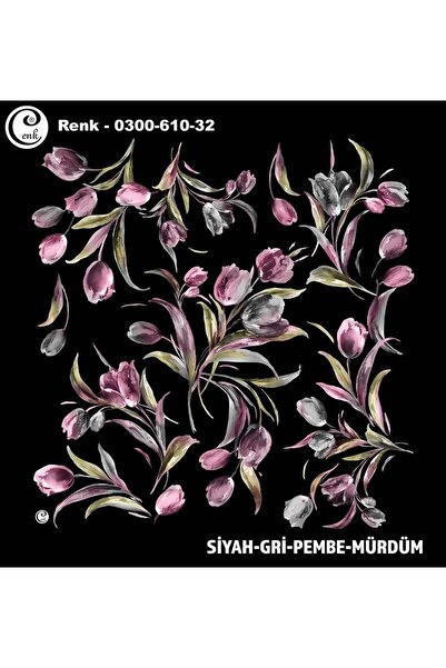 Cenk Desenli Oyalık Yazma - 0300-610