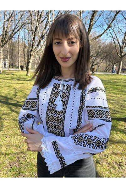 OEM Traditional Women's Blouse TM 138 Beige