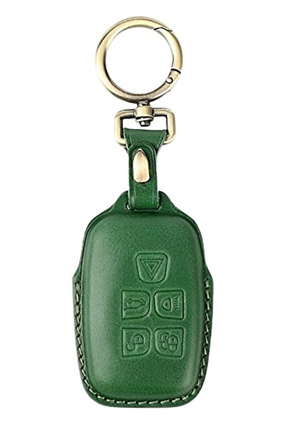 Land Rover Husă chei din piele cusută manual pentru LR4 Discovery LR2 Range R...