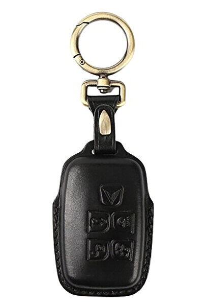 Land Rover Husă cheie din piele lucrată manual pentru LR4 Discovery LR2 Range...