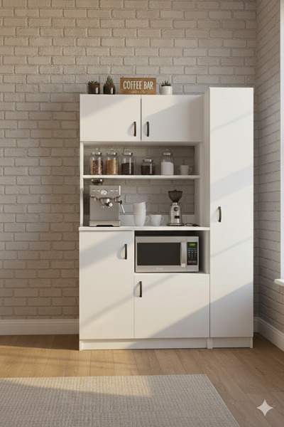Haus Modüler Mocha 1-4 Çok Amaçlı Erzak,Kiler,Mutfak Dolabı