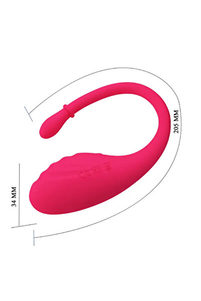 OEM Ou Vibrator Smart App Control USB 9 Functii Vibratii 19.5cm Silicon Waterproof