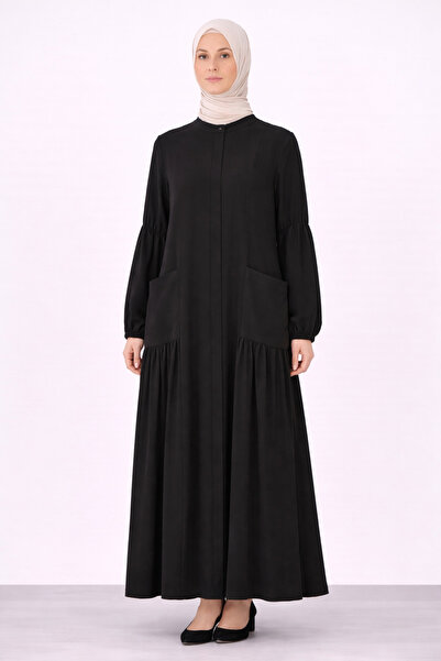 nevmira Pocket Detail Ruched Dress