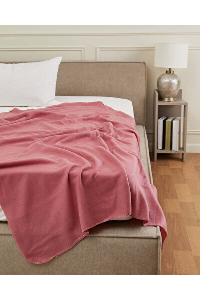 REDTAG بطانية فليس وردية اللون (مقاس مفرد )