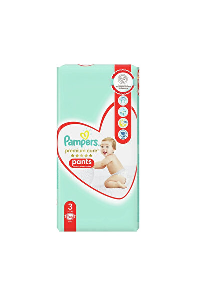 Pampers Scutece Premium Care Pants, 6-11 kg, mărimea 3, 48 bucăți