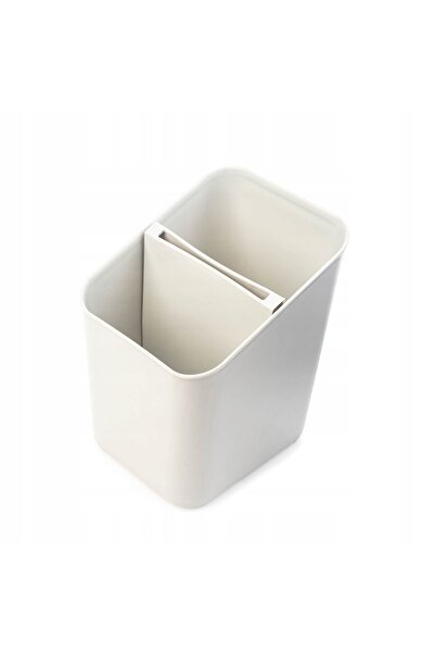 KADAX Cutlery Drainer Organizer Drying Rack Utensil Container Plastic White