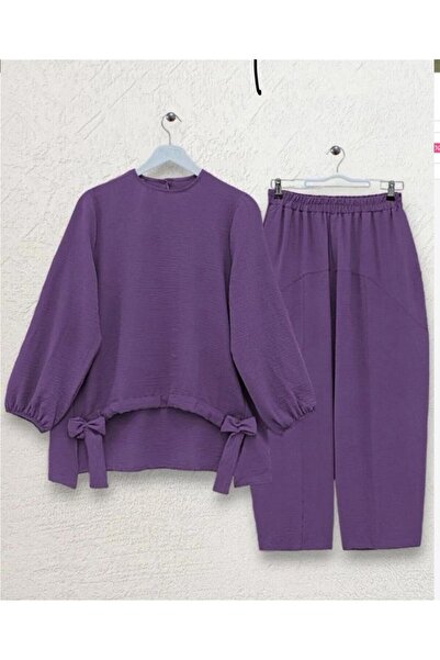 modasindoma Set shalwar pentru femei, mov