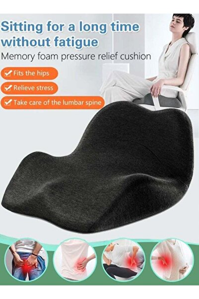 Beauenty وسائد كرسي مكتب من الإسفنج الذكي لتخفيف ضغط وسادة