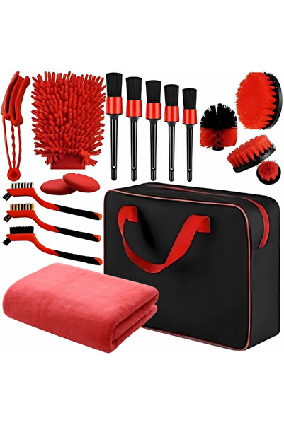 verk group Kit de detailing auto, perii și organizator de accesorii