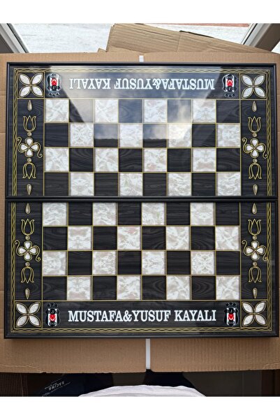 anonim TARAFTAR LOGOLU TAVLA SETİ