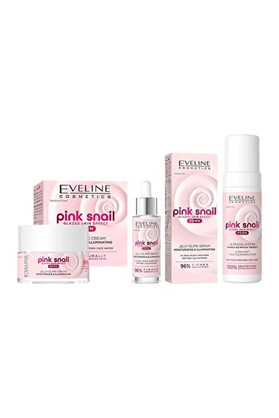 Eveline Cosmetics Eveline Pink Snail PDRN Set – Moisturizing&Illuminating Cre...
