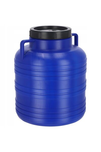 KADAX Butoi de plastic 30L pentru murarea verzei, castraveților pentru certif...