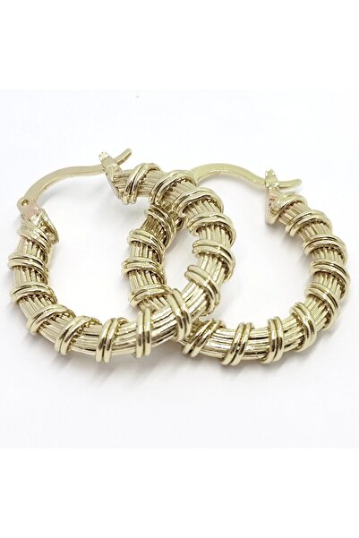 Milena Cercei Placati Cu Aur 14k in Doua Straturi , hipoalergenici, - Lungime...