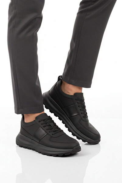 AYAKMOD Black Lace-Up Men's Casual Shoes Conteyner 488 m