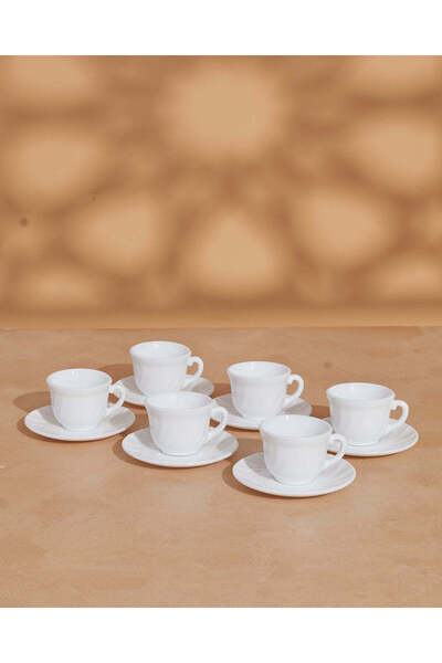 REDTAG White Tea & Saucer 12 Piece Set