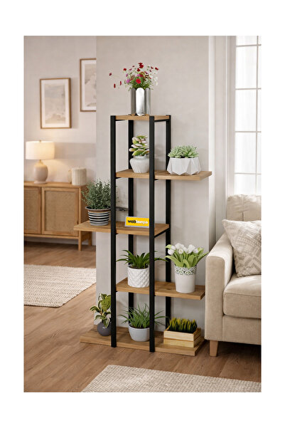Weblonya Saksı Çiçeklik 5 Katlı Saksılık Standı Çiçek Rafı 5031