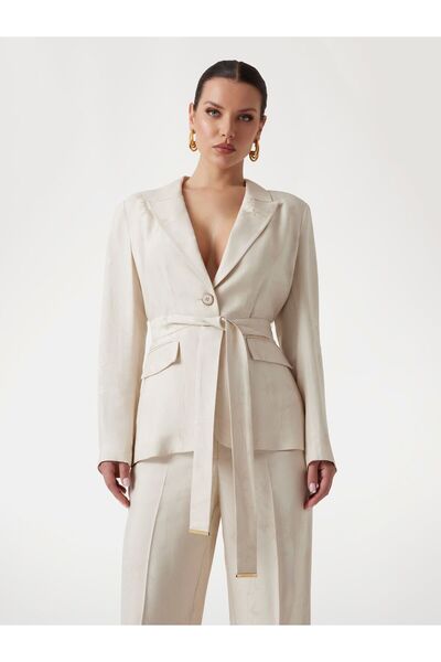 Guess Marciano jacquard belted blazer