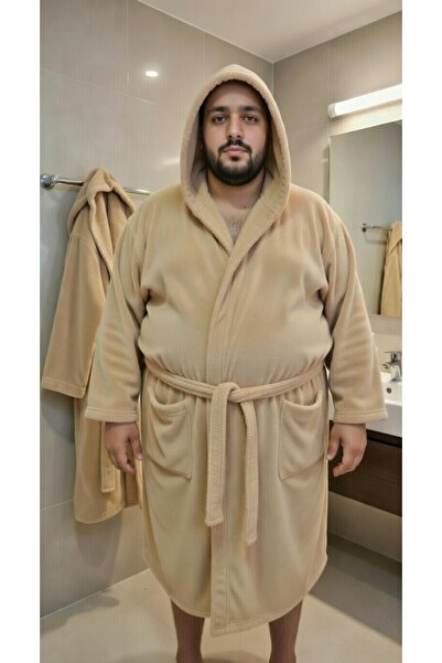 LE GULE HOME BATTAL BOY GENİŞ KALIP %100 PAMUK KADIN &ERKEK BORNOZU