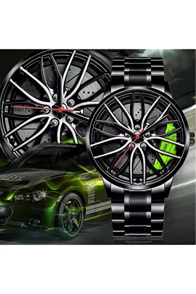 OEM Sports watch in the shape of a car rim